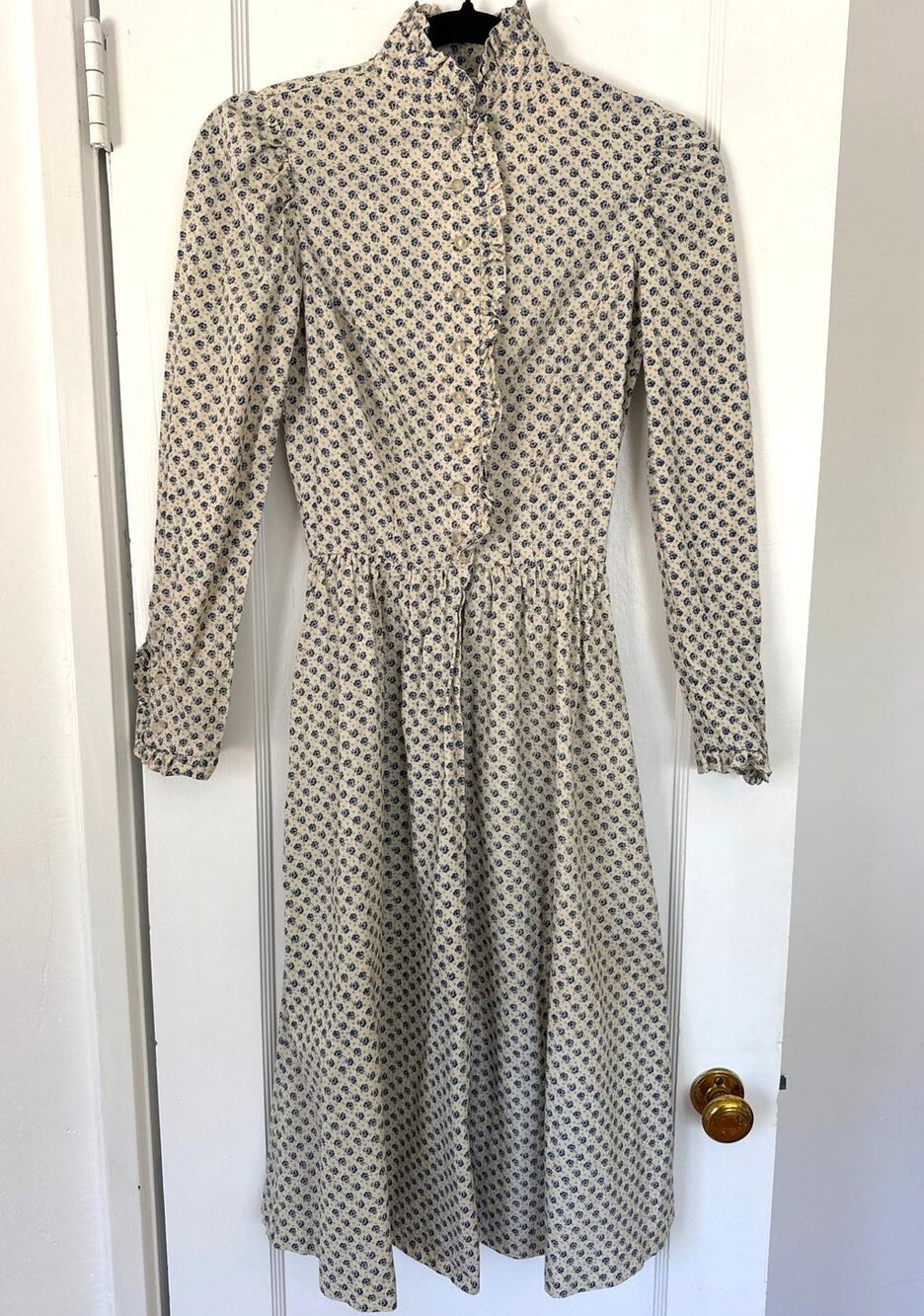 Aunt Abigails Attic Vintage Country Dress in Cotton Size XXS Prairie Country